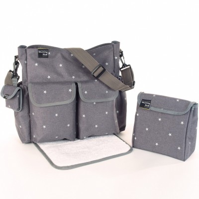 Sac à langer maman gaby winter gris