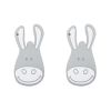 Poign�es pour commode ou armoire Paquito grise (lot de 2)