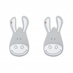 Poign�es pour commode ou armoire Paquito grise (lot de 2) - Noukie's