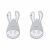 Poign�es pour commode ou armoire Paquito grise (lot de 2)