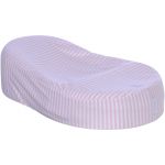 Drap housse jersey ray� rose pour COCOONaBABY - Red Castle