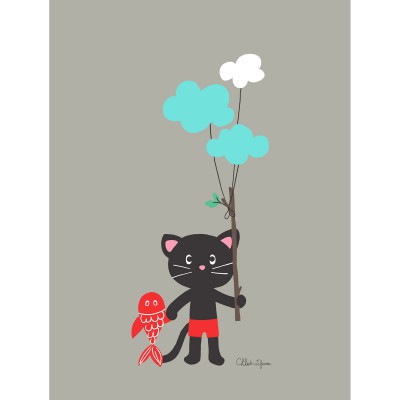 Tableau amis pour la vie by chloé lefeuvre (30 x 40 cm)