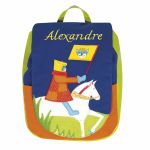 Sac � dos Le destrier brod� ''Pr�nom'' - L'oiseau bateau