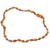 Collier enfant ambre cognac olivettes (32 cm)