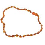 Collier enfant ambre cognac olivettes (32 cm) - Balticambre