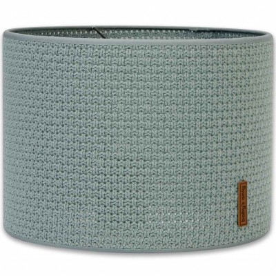 Abat-jour robust maille gris vert (30 cm)
