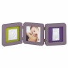 Cadre photo empreinte Baby Art Double Print Frame taupe