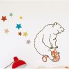 Stickers L'ours acrobate (26 x 35 cm)
