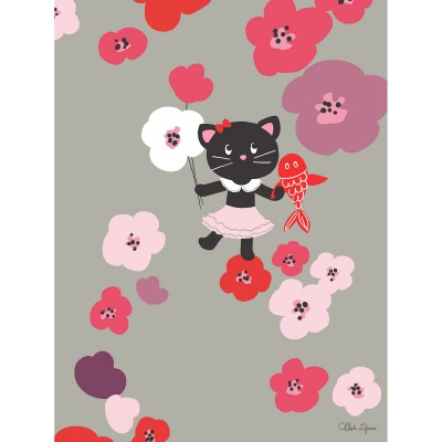 Tableau flowers forever by chloé lefeuvre (30 x 40 cm)