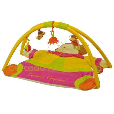 Tapis d'�veil silhouette Bourdon (80 x 80 cm) par Doudou et Compagnie