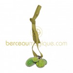 Bracelet miraculeux ruban en satin anis - M�r�sine