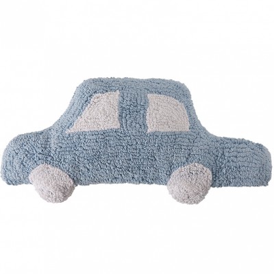 Coussin enfant voiture bleue (50 cm)