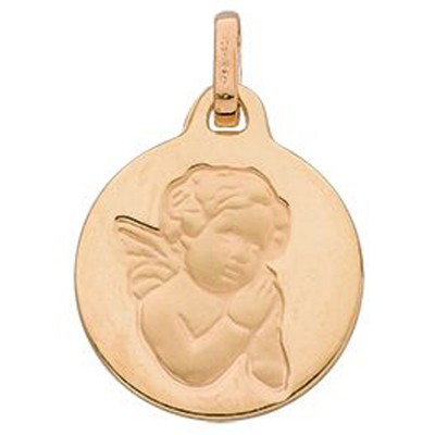 M�daille Ch�rubin (or jaune 750�) par Berceau magique bijoux