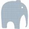 Sticker �l�phant bleu