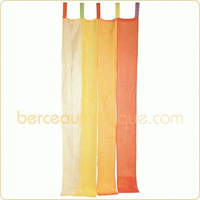 Rideau orange 123 par Kaloo