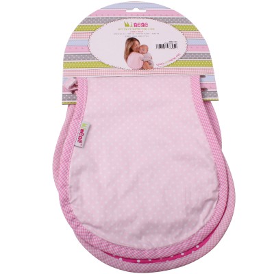 Lot de 2 bavoirs protection d’épaules rose