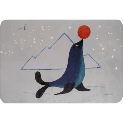 Tapis otarie dessin de alain grée (70 x 100 cm)