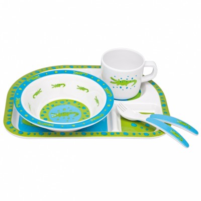 Coffret repas Croco vert par L�ssig