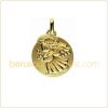M�daille Petit Ange � la Bougie (or jaune)