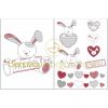 D�cors muraux adh�sifs repositionnables Lapin fragile