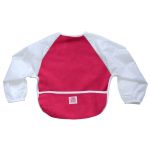 Bavoir polaire � manches framboise (18-36 mois) - Red Castle