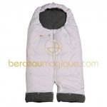 Combizip blanc et gris fonc� - Red Castle