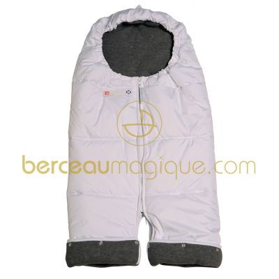 Combizip blanc et gris fonc� par Red Castle