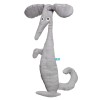 Doudou souris mousseline de coton Gris