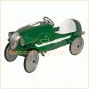 Voiture en m�tal � p�dales Le Mans verte