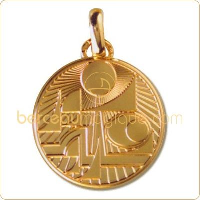 M�daille Nour Ala Nour (Lumi�re sur lumi�re) (or jaune) par La Monnaie de Paris