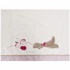 Drap de lit + taie d'oreiller Victoria et Lucie (120 x 180 cm)