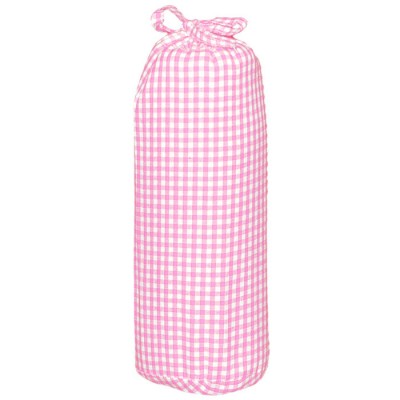 Drap housse vichy rose (60 x 120 cm)