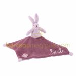 Doudou lapin Parme personnalisable Basile et Lola - Moulin Roty