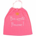 Serviette doubl�e �lastiqu�e Bon app�tit Princesse par BB & Co