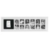 Cadre photo empreinte 1st Year Print Frame blanc / blanc - noir