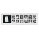 Cadre photo empreinte 1st Year Print Frame blanc / blanc - noir - Baby Art
