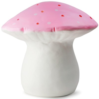 Grande veilleuse champignon rose