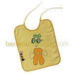 Bavoir 1er �ge Barbamama jaune - Babycalin