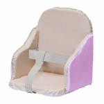 Coussin de chaise rose �cru - Candide
