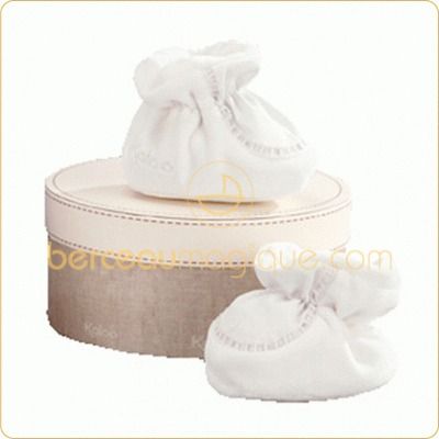 Chaussons velours Drag�e par Kaloo