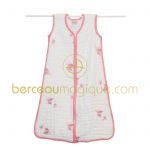 Gigoteuse hiver 6-12 mois en mousseline de coton Cozy slumber ''Baby cakes'' - Aden + Anais