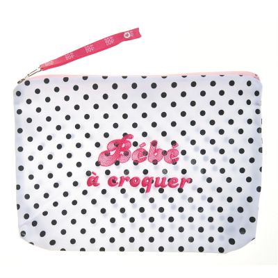 pochette b�b� brod�e B�b� � croquer  par BB & Co