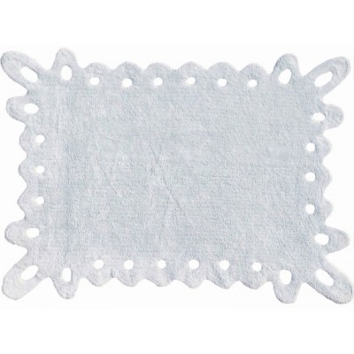 Tapis garçon souple puntilla blanc iceberg (120 x 160 cm)