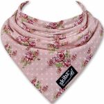Bavoir-bandana doubl� vintage roses Skibz - BB & Co