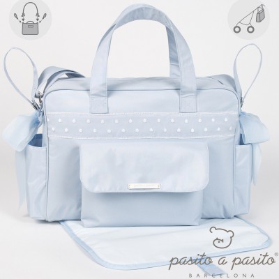 Sac à langer nursery bleu