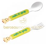 Couverts d'apprentissage Sophie la girafe - Vulli