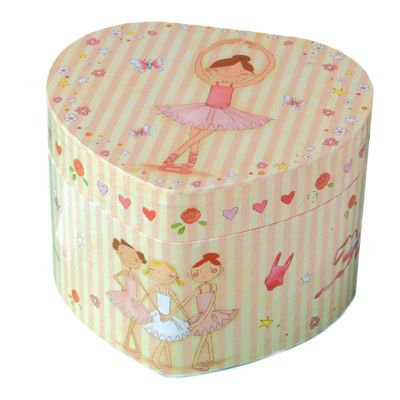 Coeur musical ballerines (petit mod�le) par Trousselier