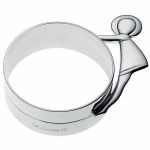 Rond de serviette L�a (m�tal argent�) - Christofle