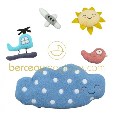 Pochette nuage bleue 4 jouets par Trousselier