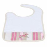 Bavoir velcro Carrousel (23 x 27 cm) - La maison des abeilles
